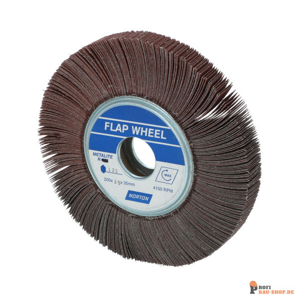 nortonschleifmittel/NORTON_schleifmittel_66261140611 Flange Flap Wheels Norton-BDX-200x25x35_120_181080